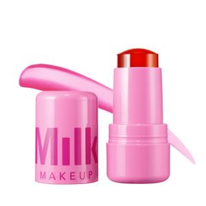Milk Makeup Cooling Water Jelly Tint  Long-Lasting Sheer Lip + Cheek Stain with Firming Vegan Collagen + Hydrating Aloe  Transfer Proof, Buildable Lip Tint + Blush (Fresh - Soft Pink)