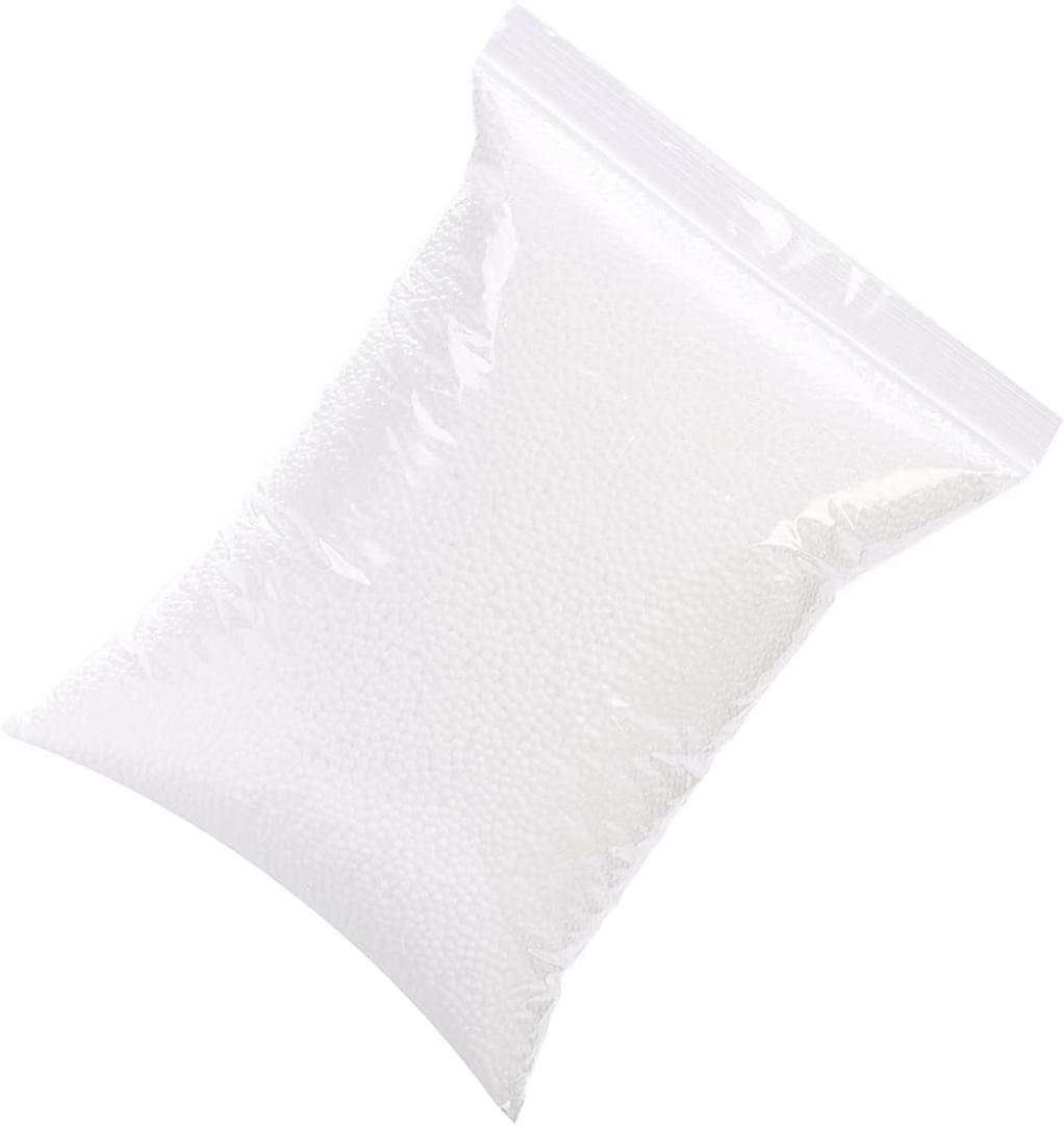 2 x 2300ML Foam Balls Polystyrene BeadsWhite Foam Beads for Slime 2-3mm for Kids DIY Craft Foam Polystyrene Balls Party Decoration 9X7X3Inch (White)