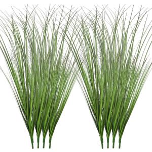 FOIMAS 12pcs Artificial Grass Plants,19.68" Faux Shrubs Wheat Grass Greenery Stems Fake Plants for Indoor Outdoor Home Decoration