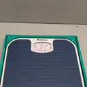 Adamson A21 Analog Scales for Body Weight - Up to 300 LB - New - Anti-Skid Rubber Surface + Large Numbers - Analog Bathroom Scale - Affordable - Durable with 20-Year Assurance - Blue