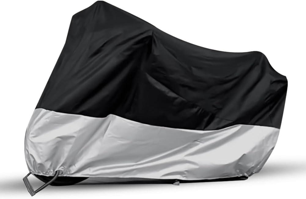 Motorcycle Covers, Motorbike Cover with Lock-Holes Motorcycles Vehicle Cover Fits Up to 97" Motorcycles Vehicle - 2XL Size