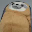 Weighted Stuffed Animal for Anxiety | Calming & Comforting 5 Lbs | Weighted Plush Animal Sloth | Anxiety Stuffed Animals for Adults & Kids | Carrying Bag Included | Machine Washable Weighted Plushie