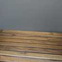 Utoplike Wood Bath Mats for Bathroom, 24”x24” Shower Mat Anti Slip, Wooden Floor Mat Large, Spa Home, Indoor or Outdoor Use