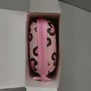 DLseego Love Leopard Carrying Case for Switch Lite 2019 Accessories Set, Portable Carrying Case with 1 Hard PC Shell & 8 Slots & 1PCS Plush Heart Pendant & 4PCS Cat Paw Thumb Grips Caps- Pink