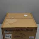 Under Desk Elliptical Machine, Electric Elliptical Leg Exerciser for Seniors with 12 Adjustable, Portable Quiet Elliptical Exercise Machine, Seated Pedal Exerciser with Remote Control (Orange)