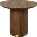 Acme Willene 21" Oval End Table in Walnut