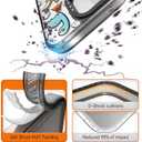 Magnetic for iPhone 16 Magsafe Case Cute - Durable Shockproof 6.6 ft Drop Impact Phone Case - Black Funny Baby Dinosaur Design for iPhone 16 6.1"