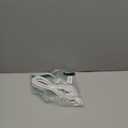 Prong Polarized 18 Gauge 10ft Replacement Power Cord Pigtail Tool Heavy Duty 110V 115V 120V Supply Cable for AC Appliance, NEMA 1-15 Plug US SJTW 18AWG (White)