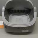 Upgraded Automatic Litter Box Self Cleaning, with Raised Step, Open Top Large Capacity for Multiple Cats, Odor Control & Safety Protection & Smart App Control & Health Monitoring & Quiet Operation