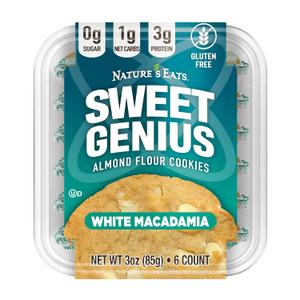 Almond Flour Cookies White Macadamia (3 Ounce (Pack of 1)) Best By: Dec 06, 2025