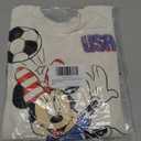 Disney Minnie Mouse Girls French Terry Oversized Drop Shoulder Sweatshirt Toddler to Big Kid Sizes (5-6)