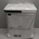 Mop and Bucket Set | Auto-Spray Cleaning | Dirty Water Separation Keep Water Fresh | Flat Mop & Bucket with Scraper | 3X Washable Pads | Mops for Floor Cleaning All Floors Tile Wall Window (White)