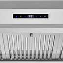 COSMO UMC36 36 in. Haven Collection 380 CFM Ducted Under Cabinet Range Hood, LED Lights, Touch Controls, Stainless Steel