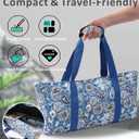 American Mahjong Tile Set,166 Premium White Tiles Mahjong Set, 4 All-in-One Rack/Pushers, Mahjong Tile Set with Flower Carrying Bag