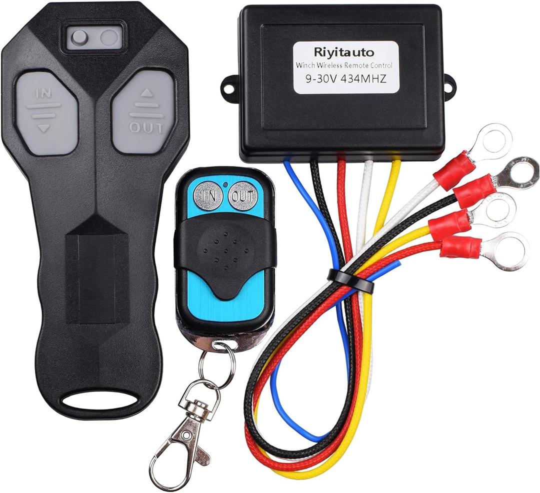 Wireless Winch Remote Control Kit for Car Truck Jeep ATV SUV 12V Handset Switch Recovery Wireless Waterproof Wireless Remote for Winch