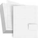 Best Paper Greetings Blank Business Card Paper Sheets - 3.5 x 2 In, White, 100 Sheets (1000 Perforated Blanks) - Printable & Perforated Business Card Stock Paper