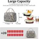 MEXS Insulated Lunch Bag for Women Men Large Reusable Lunch Box Adult Leakproof Portable Cooler Tote Bags for Work Picnic