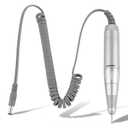 Nail Drill Handle,Nail Polishing Machine Handle for Manicure Replacement Handpiece for Nail Polisher Grinder Handpiece Pen Nail Drill Accessory Acrylic Nail Tools