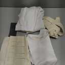 Kids Queen Costume Princess Cosplay White Battle Suit Grils Halloween Outfit Set (Large)