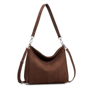 befen Leather Suede Bag Hobo Bags Purses for Women, Women's Shoulder bag Handbags Crossbody Bag with 2 Shoulder Straps Suede Hobo Coffee