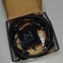 Automatic Reptile Mister Humidifier with Timer, Programmable Terrarium Reptile Mister System for Chameleons, Snakes, Frogs, Turtles & Lizards - Smart Spray Control (black)