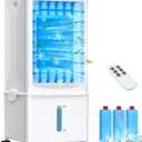 Portable Air Conditioners, [10L Larger Reservoir] Fast Cooling Quiet Evaporative Air Cooler, 4-IN-1 Portable AC Unit w/Remote, 3 Speed Swamp Cooler, Windowless Air Conditioner Fan for Room Office
