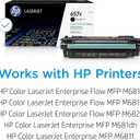 HP 657X Black High-Yield Toner Cartridge | Works Color LaserJet Enterprise MFP M681, M682 Series | CF470X