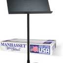 Manhasset Music Stand for Sheet Music - 48 Symphony Model - Long Lasting, Durable Manhasset Stand - Adjustable Height - 26" to 48" - Made in the USA