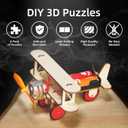 Yutin STEM Kits for Kids Age 8-10 10-12, 6 Set Wood Building Projects Crafts Science Model Car Kits for Kids Age 8-12, Wooden 3D Puzzles, STEM Toys for Boys 7 8 9 10 12 13 Year Old Birthday Gifts