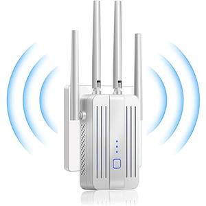 WiFi Extender Signal Booster for Home: WiFi Repeater Long Range Up to 9995 Sq. Ft. Used for Home and Basement