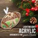 ZAGKOO Football Christmas Ornaments - Football Gifts for Boys, Foot Ball Fans, Players, Coaches - Cool Sports Christmas Ornaments Gift Exchange Ideas - Xmas Ornament Decorations 2025