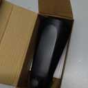 Bathroom Tub Spout Plastic Non-Metallic Fits 4 Inch Reach Wall Front Mount Slip-on Tub Spout with 1/2'' Copper Water Tube with Hex Wrench, Matte Black (1 Pack)