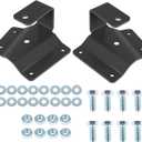 Labwork 2 Rear Axle Drop Hangers Lowering Kit Replacement for Chevrolet Silverado 1500 Replacement for GMC Sierra 1500 Pickup 1999-2006