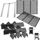 GS4 Spirit 2 Parts for Weber Spirit Grill Parts Spirit II/I 300 SER Replacement Accessories for Weber 67046 7636 69797 68843 3400302 Flavor Bar,67025 69787 Burner,7638 Grate&Crossover Tube 69899 67278