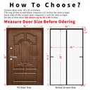 CHIYUNS Screen Door Mesh Magnetic Closure 36 x 80 inch, Self Closing Fiberglass Mosquito Net with Magnet for Doors, Heavy Duty Bug Fly Screens Curtain for Doorway, Keep Bugs Out, Pet Friendly