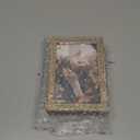 decorUhome Triple 4x6 Picture Frame Vertical, Engineered Wood Trifold Photo Frame with Plexiglass for Tabletop Display, 4x6, Oak