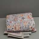 Washable Rug 4x6, Beige Area Rugs Non Slip, Indoor Low Pile Carpet with Rubber Backing for Living Room Kitchen Bathroom Entryway Office Bedroom