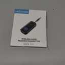 Premium Pro Bluetooth 5.4 Transmitter Receiver,Airplane Audio Adapter,Wireless Transmitter for TV/Travel Flight,Airline,Gym.Compatible with 2 AirPods/Headphones,Bluetooth Receiver for Car/Home Stereo (Black)