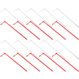 GANAZONO Plastic Pinwheel Pole Accessories 20 Pack Solid Windmill Rods 10.83 Inch DIY Sticks for Garden and Lawn Decoration