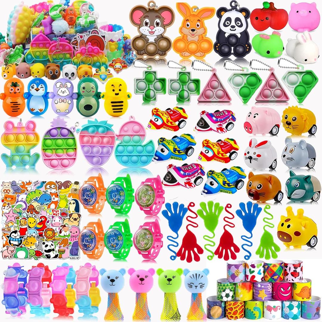 Taulaap 132 Pcs Party Favors for Kids 4-8-12,Treasure Box Toys for Classroom Prizes,Pinata Stuffers,Goodie Bags Filler,Prize Box Toys,Treasure Chest Bulk Prizes,Easter Egg Fillers