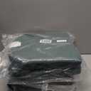 Chair Cushions for Dining Chairs Set of 4, Non Slip Kitchen Chair Pads, 17" x 16" x 2", Indoor Dining Chair Cushions with Ties, D-Shaped Seat Cushions for Kitchen Chairs, Dark Green