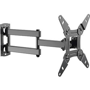EVERVIEW Full Motion TV Monitor Wall Mount Bracket Articulating Arms Swivel Tilt Extension Rotation for Most 13-42 Inch LED LCD Flat Curved Screen Monitors & TVs, Max VESA 200x200mm up to 44lbs