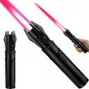 Torch Lighter, Refillable Butane Windproof Jet Lighter with Safety Lock & Adjustable Flame for Cooking, Camping, BBQ, Baking, Kitchen, Outdoor (No Gas Included) - Black