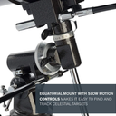 Celestron - PowerSeeker 127EQ Telescope - Manual German Equatorial Telescope for Beginners - Compact and Portable - Bonus Astronomy Software Package - 127mm Aperture