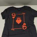Queen Hearts Card Costume - Playing Cards - Queen of Hearts T-Shirt, S