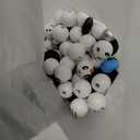 150PCS Christmas Snowman Wooden Beads, Colorful Print Wooden Beads with Twine Scarf for DIY Crafts Christmas Party Christmas Tree Home Decoration