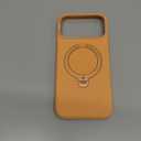 TORRAS Ostand Q3 Silicone for iPhone 17 Pro Max Case, Fit for MagSafe, 360 Spin Ring Stand, Liquid Silicone Cozy Vibrant Grip, Camera Control, Protective Case for iPhone 17 Pro Max, Pastel Orange