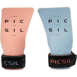 PICSIL Condor Grips, Magnesium Enhanced Grip, Premium Hand Grips Protection for Cross Training, Calisthenics and Fitness (Coral)