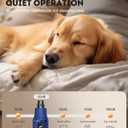 7-Speed Dog Nail Grinder with LED Light Ultra Quiet Electric Pet Nail Trimmer for Large Dogs & Cats Professional Grooming Tool with Dust Collector, One-Hand Speed Control & Instant Stop Safety