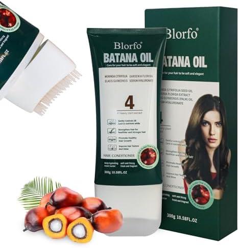 Batana Oil for Hair Growth – 100% Pure Organic & Raw Batana – Promotes Thicker, Stronger Hair, Helps Prevent Hair Loss – Natural for Men & Women – 10.58 oz, By 2028/05/09